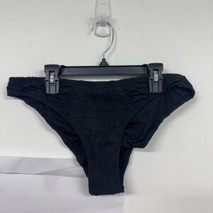 Aqua Blu Black Bikini Bottoms